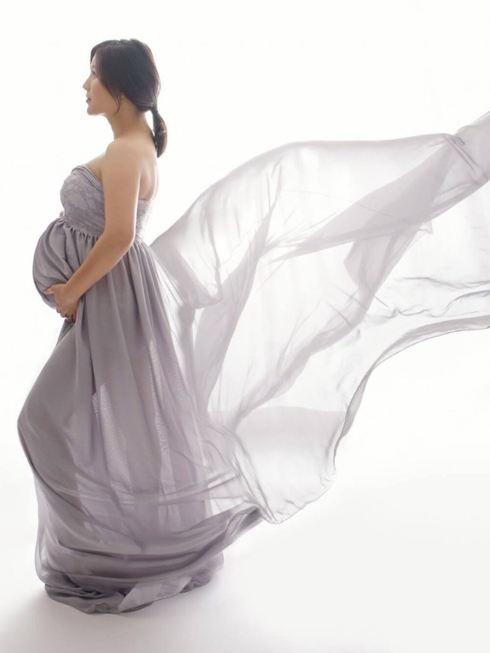 TAoPaN Ana Brandt Maternity Photography Gown Long Train